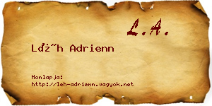 Léh Adrienn névjegykártya